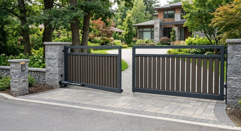 Driveway Gate Installation in Cumming, GA